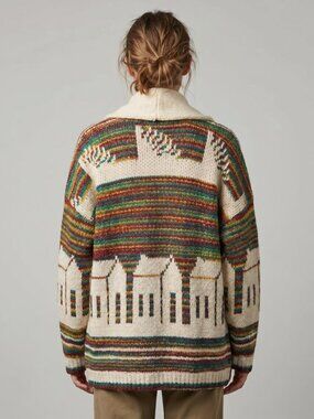 BDG Urban Outfitters Cardigan Sweater Chunky Knit Shawl Collar